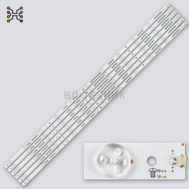 LED подсветка Philips 50PFH4009 / 50PFK6510 / 50PFT4509 / 50PUT6400, AOC LE50D1452 / LE50D6660, Shar