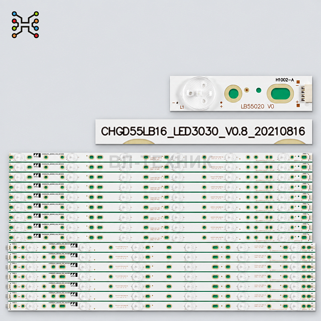 LED подсветка Hitachi LE55G508 / LE55H508, Changhong LED55C2000I / LED55C2080I / LED55C2080 / LED55D