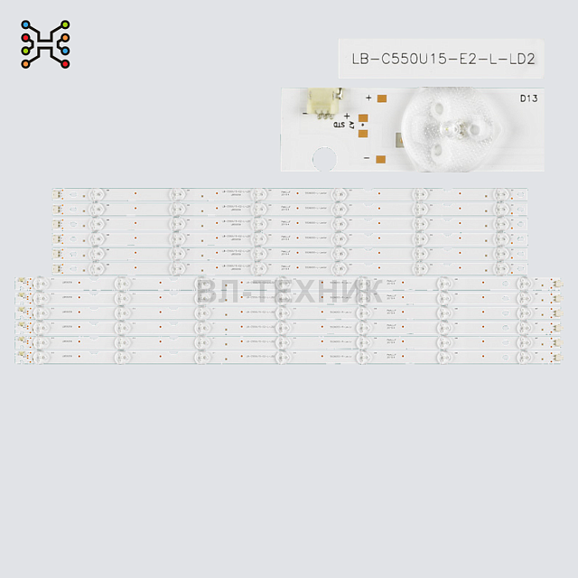 LED подсветка Changhong UD55D6000i / 55U3C / 55U1 / 55U1A / 55A1U / 55J5000U / 55D2000 / 55DS300, LB