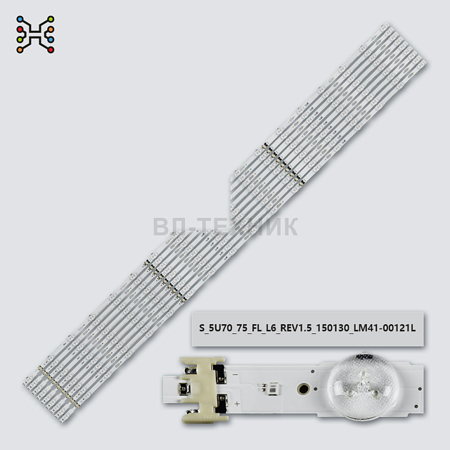 LED подсветка Samsung UN75MU6300 / UN75MU6070 / UN75JU6500 / UN75JU7100 / UE75MU6100 / UE75MU6198 /
