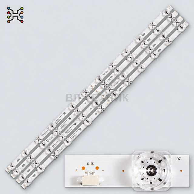 LED подсветка TE65D12-ZC69AG-03 303TE650002 4C-LB6512-ZM06J GIC65LB105