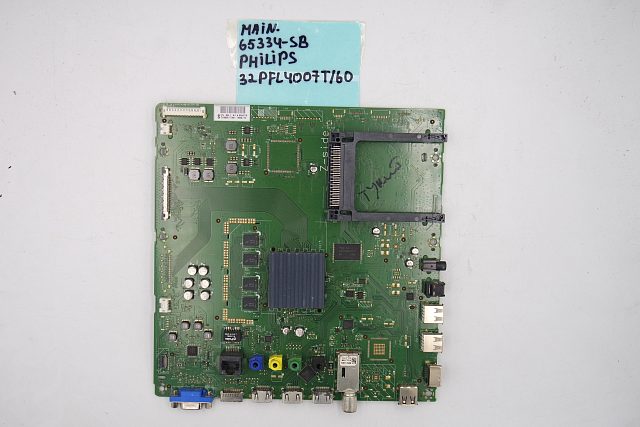 MAIN основная плата 65334-SB Philips 32PFL4007T/60