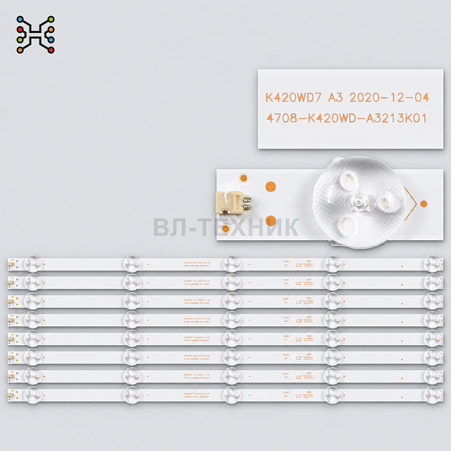 LED подсветка Philips 43PFT4001 / 43PHT4001 / 43PUF6056 / 43PFF5459, Panasonic TX-43DR300ZZ / TH-43C