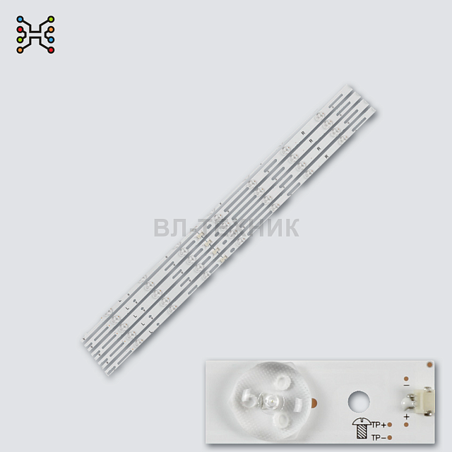 LED подсветка DEXP A651 / 65UCS1 / 65UCY1 / 65UCY1/B / 65UCY2 / Hyundai H-LED65BU7006, JL.D65061330-