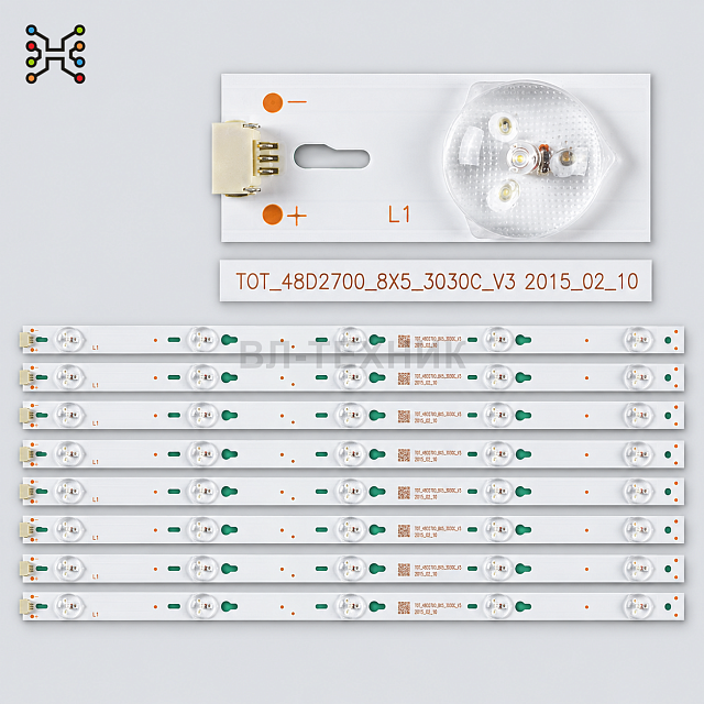 LED подсветка TCL 48FS3750 / LED48D2730 / L48D2730 / L48E5000 / L48F3308B / Thomson 48FA3203 / RCA L