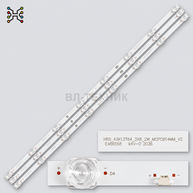 LED подсветка Xiaomi L43M5-ES / L43M5-EX / L43M5-5A / L43M5-5S — JL.D43081330-222GS-M_V01, HRS_43K13