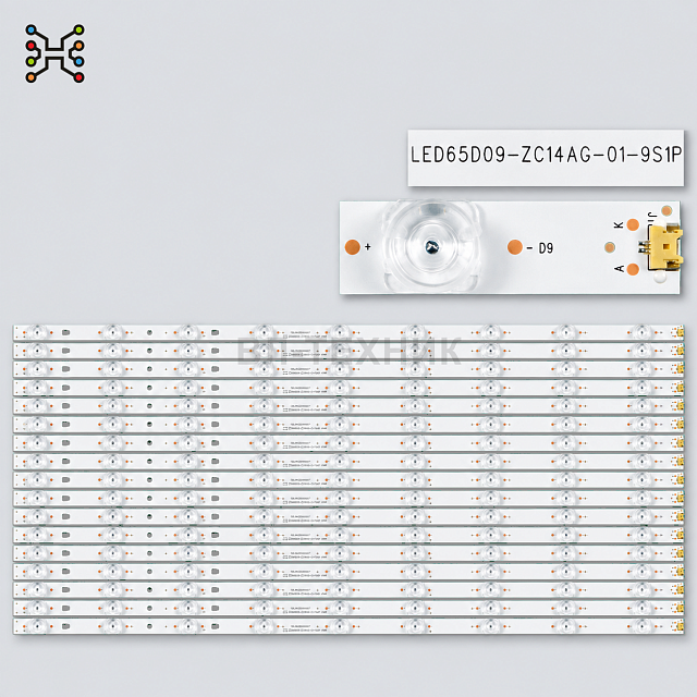 LED подсветка Kivi 65UX10S / 65UK30G / 65UK50G / Haier U6500U / LS65AL88A71 / LS65AL88A72 / G65Y-T /