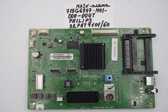 MAIN плата 715G6947-M01-B03-004T Philips 32PHT4101/60