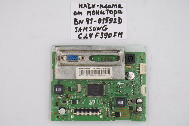 MAIN основная плата BN41-01592D Samsung C24F390FH