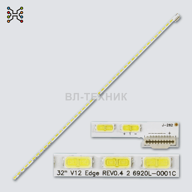 LED подсветка LG 32LS560T / 32LS570T / 32LM580T / 32LM620T / Philips 32PFL3517H, 32 V12 Edge REV0.4
