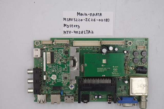 (MAIN) Основная плата MSAV3220-ZC26-02(B) Mystery MTV-4028LTA2
