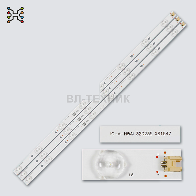 LED подсветка Akai LEA-32V24P / Brandt B3225HD / Bravis LED-DH3225BH / 32DH3225 / LED-32D1200B / Cha