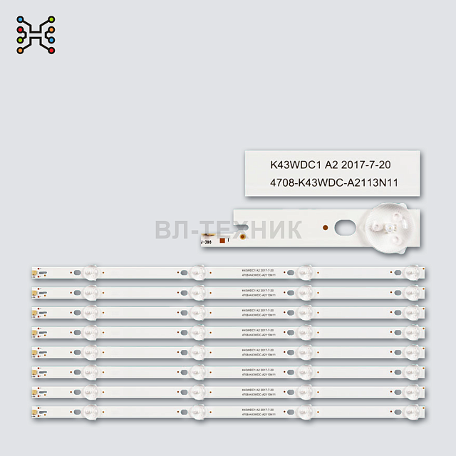 LED подсветка AOC 43M3083 / 43M3083/60S / LE43M3570 / LE43M3570/60 / LE43M3579 / LE43M3579/60 / Phil