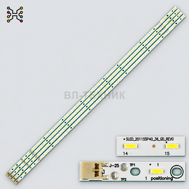 LED подсветка Philips 40PFL5206H / 40PFL5606H / 40PFL5806K / 40PFL6606H, Sharp LC-40LE630E / LC-40LE
