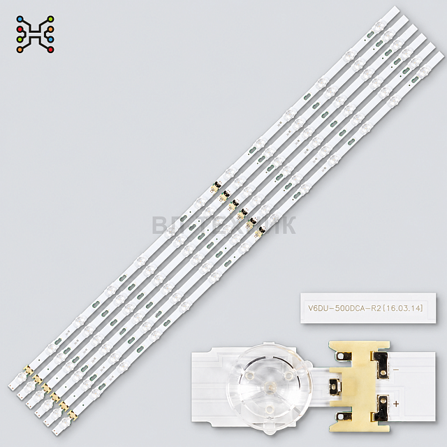 LED подсветка Samsung UE50KU6000 / UE50KU6020 / UE50KU6070 / UE50KU6090 / UE50MU6100 / UE50MU6120 /