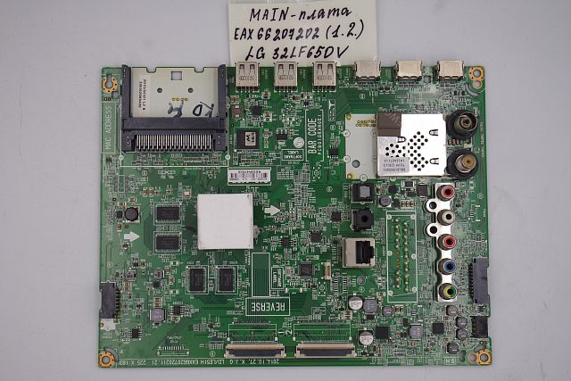 MAIN основная плата EAX66207202 (1.2) LG 32LF650V