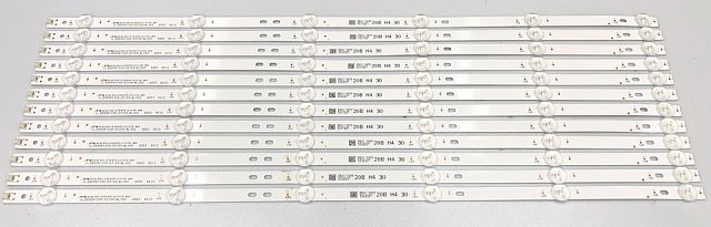 LED подсветка JL.D65061330-031DS-M_V02 65D3 6X12 HRS_SQY65D3_6X12_2W_MCPCB 12mm_V2