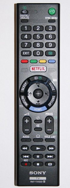 Пульт для телевизора Sony RMT-TX102U Netflix