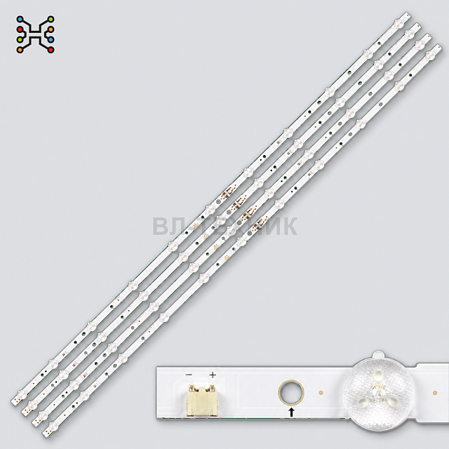 LED подсветка Samsung UE48H5003 / UE48H5203 / UE48J5200, UN48H4200AF - DMGE-480SMA/B-R6, LM41-00090Z