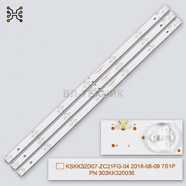 LED подсветка DEXP H32C7200K / Element ELEFW328 / Hyundai HYLED3210iNT2 / HYLED3210INT / HYLED3230D