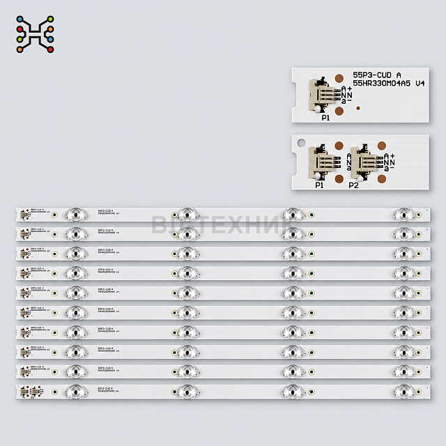 LED подсветка TCL L55P3CUS 55BC7600 55U6780C 55P65US Thomson 55UC6006S 55A950C 55A880C - 55P3-CUD A+
