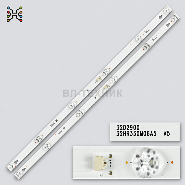 LED подсветка TCL LED32D2900 / LED32D2930 / L32F1B / L32P1A / Thomson 32HB5426 / Akai UA32LEF1T, 32H