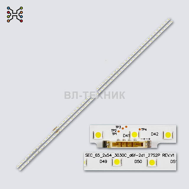 LED подсветка Samsung UN65MU6290VXZA / UN65MU6290VXZA GA01 / UN65MU6290 / UN65MU6290F / UN65MU6290V,