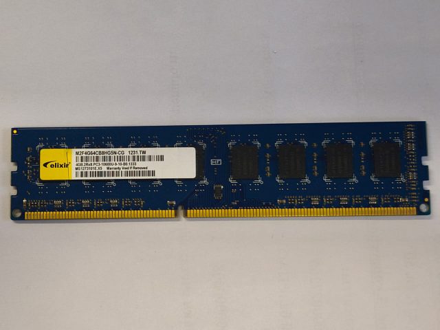 Оперативная память Elixir 4GB DDR3 1333MHz DIMM PC3-10600U для ПК