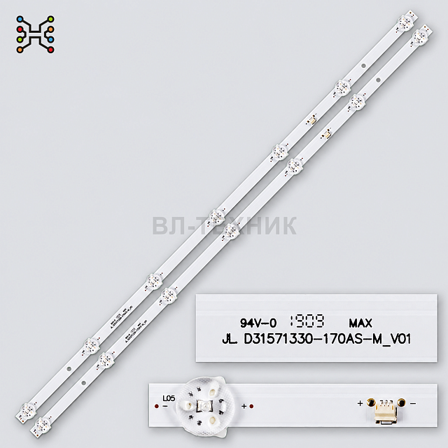 LED подсветка DEXP H32D7000M Elenberg 32DH4430 JVC LT-32N330A Polaroid 32T2H — JL.D31571330-170AS-M_