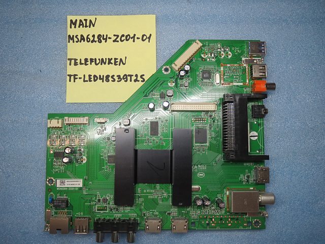 MAIN основная плата MSA6284-ZC01-01 Telefunken TF-LED48S39T25