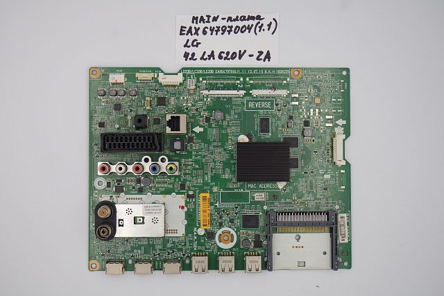 MAIN основная плата EAX64797004 (1.1) LG 42LA620V-ZA