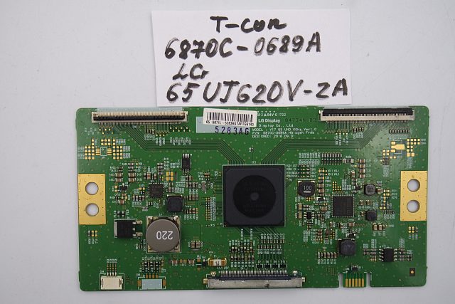 T-CON плата 6870C-0689A LG 65UJ620V-ZA