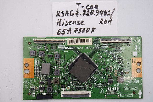 T-CON плата RSAG7.820.9432/ROH Hisense 65A7500F