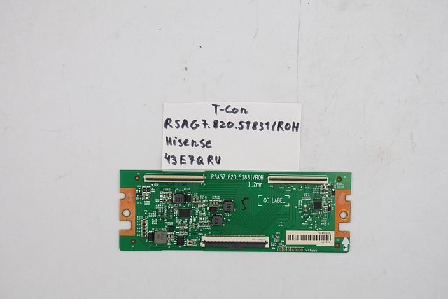 T-CON плата RSAG7.820.51831/ROH Hisense 43E7QRU