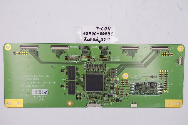 T-CON плата 6870C-0009C ТВ КИТАЙ 32
