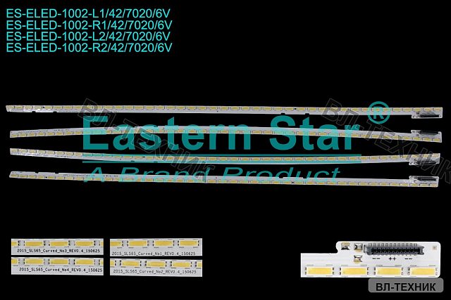 LED подсветка Xiaomi Mi TV 3S 65 Curved L65M4-AQ Mi L65M4-AQ - 2015_SLS65-Curved No1/No2/No3/No4 REV